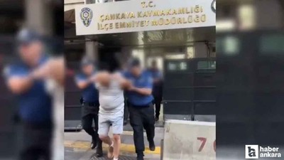 Ankara'da yaşlı kadına tokat atan trafik zorbası yakalandı!