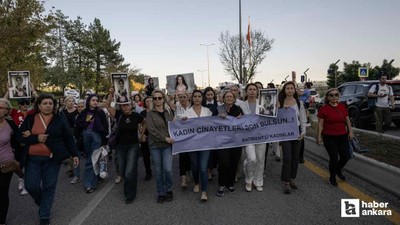 Yenimahalle'de işlenen kadın cinayeti protesto edildi