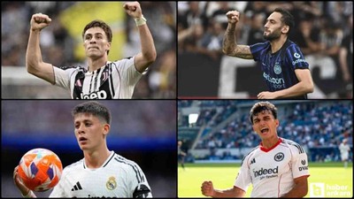 Avrupa’daki Türk futbolcular ses getirdi