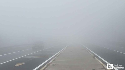 Bolu Dağı'nda etkili olan sis görüş mesafesini düşürdü