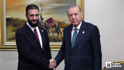 Cumhurbaşkanı Erdoğan ile Ahmed Şara görüşmesinde SDG vurgusu