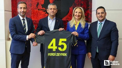 Ankaragücü'nden CHP Genel Başkanı Özgür Özel'e ziyaret