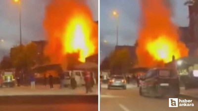 Çankaya'da boş dükkanda çıkan yangın korkuttu