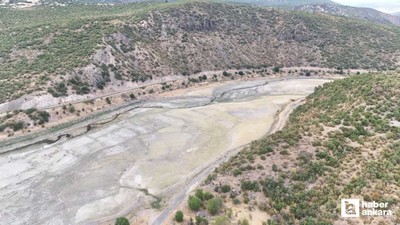 Kızılcahamam'da Doğanözü Barajı'nın son durumu alarm veriyor