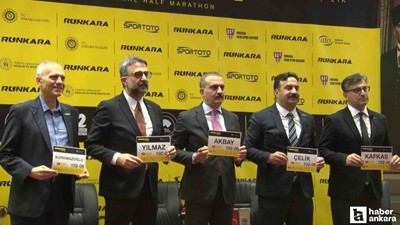 Ankara için tarihi yarış: Uluslararası Runkara Yarı Maratonu lansmanı yapıldı