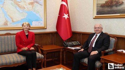 Bakan Güler, İngiltere'nin Ankara Büyükelçisi Morris'i kabul etti