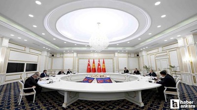 Cumhurbaşkanı Yardımcısı Yılmaz, Kasımaliyev ile görüştü