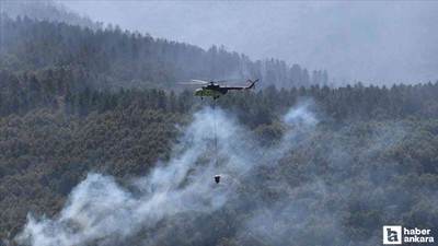 Bakan Yumaklı, 3 ilde süren orman yangınlarına ilişkin son durumu açıkladı