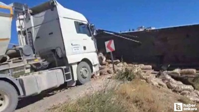 Haymana-Polatlı karayolunda iki kamyonun çarpıştığı kazada 2 kişi yaralandı