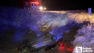 Çorum'da feci kaza: Otomobil köprüden uçtu 1'i ağır 2 kişi yaralandı