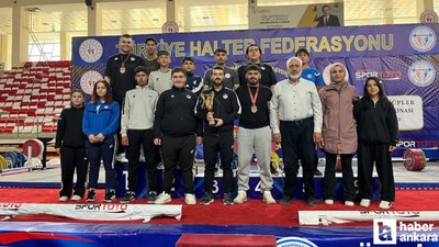 Kahramankazan Belediyespor Kulübü Halter Takımı'ndan yeni madalya