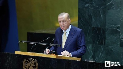 Cumhurbaşkanı Erdoğan'dan BM'de Filistin mesajları