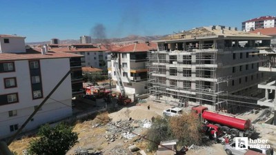 Sincan'da apartman dairesinde çıkan yangında 1 kişi dumandan etkilendi
