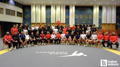 Taekwondo Milli Takımı, şampiyona öncesi Ankara'da kampa girdi