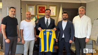 Etimesgut Spor Kulübü’nden Mustafa Çelik’e ziyaret