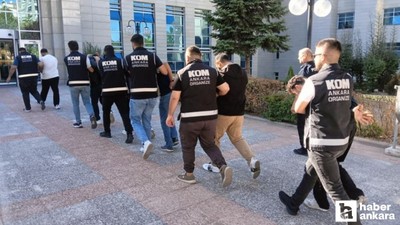Ankara'da çok sayıda suça karışan 5 şüpheli şahıs tutuklandı