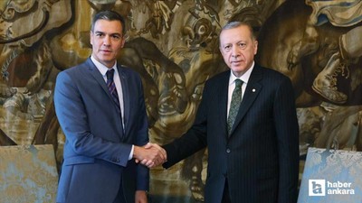 Cumhurbaşkanı Erdoğan ile İspanya Başbakanı Sanchez Filistin'i görüştüler