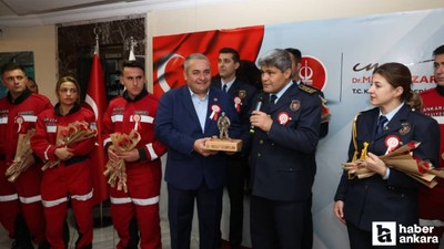 Keçiören Belediye Başkanı Özarslan, itfaiyecilerle bir araya geldi