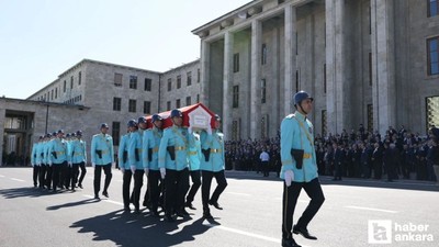 Ankara'da vefat eden Ökkeş Şendiller için TBMM'de tören düzenlendi