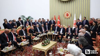 Cumhurbaşkanı Erdoğan, TBMM'de parti liderleriyle bir araya geldi