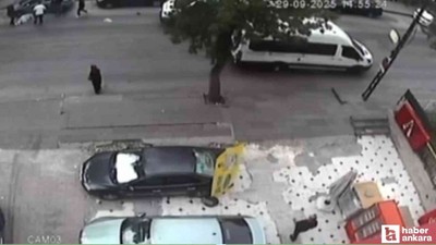 Keçiören'de yolun karşısına geçmeye çalışan yaşlı kadına ambulans çarptı