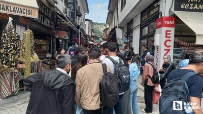 Beypazarı'nda bu hafta sonu yerli turist akını yaşandı