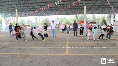 Keçiören'de sokak oyunları festivalinde doyasıya eğlence!
