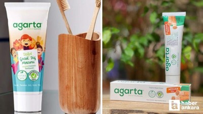 Agarta Kozmetik'ten Florürsüz doğal diş macunu!