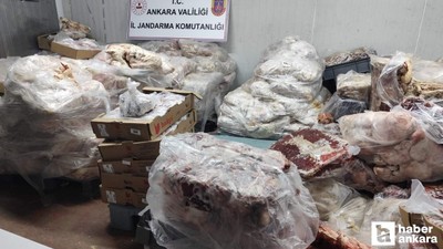 Ankara'da gıda denetimi: 3 işyerinde 17 ton bozuk et ele geçirildi!