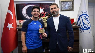 ASKİ Sporlu şampiyon Muhammed Furkan Özbek gözünü Olimpiyat’a dikti