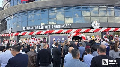 Dünyada bir ilk olan 10.3 Kalite Kütüphanesi Kafe Ankara'da açıldı