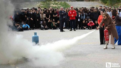 Afetlere karşı tüm okullarda tahliye tatbikatı uygulandı