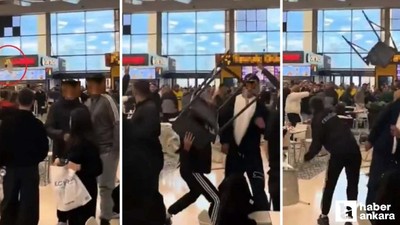 Ankara'daki AVM'de ‘Ne bakıyorsun?' kavgası!