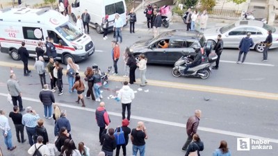Çankaya'da trafik kazasında motosiklet sürücüsü hayatını kaybetti