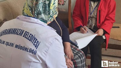 Kahramankazan Belediyesi'nden görme engelli vatandaşlara destek