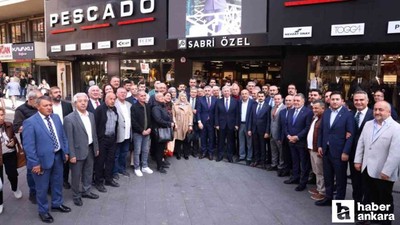 ABB Başkanı Mansur Yavaş, Kızılay'daki esnafla buluştu