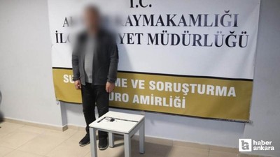 Ankara'da elektronik kopya düzeneği kullanan şahıs yakalandı!