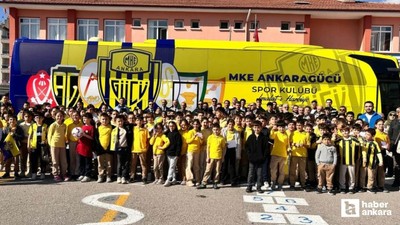 MKE Ankaragücü yöneticileri ve sporcularından okul ziyareti!