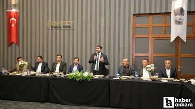 Kahramankazan Belediye Başkanı Çırpanoğlu, ilçedeki muhtarlarla buluştu
