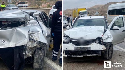 Kırıkkale-Ankara D200 karayolunda kaza: 4 yaralı!
