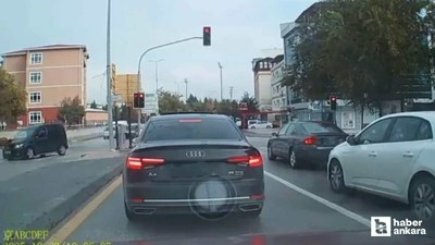 Etimesgut'ta otomobilin çarptığı kadın yaralanarak hastaneye kaldırıldı