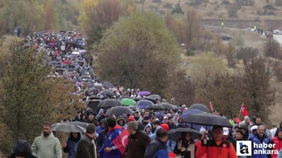 16. İstiklal Yolu yürüyüşü düzenlendi...