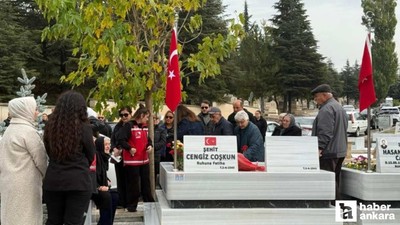 TUSAŞ şehitleri yıl dönümünde kabirleri başında anıldı