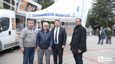 Kahramankazan'da şehitlerin anısına lokma dağıtıldı