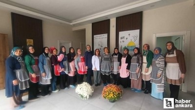 Pursaklar Belediyesi mefruşat kursiyerleri üretime başladı!