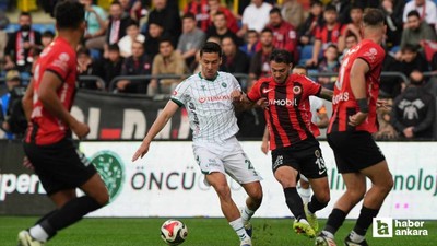 Gençlerbirliği öne geçtiği maçta Konyaspor'a 2-1 kaybetti