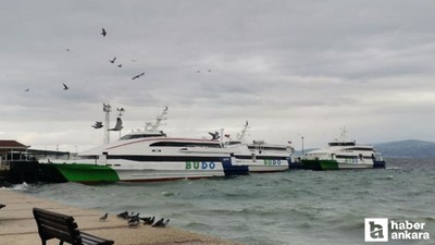 BUDO iptal edilen seferler! 27 Ekim Pazartesi sefer iptalleri listesi