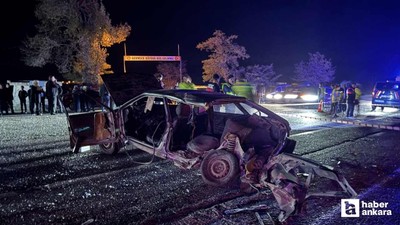 Çankırı'da iki otomobil çarpıştı: 1 kişi hayatını kaybetti, 3 kişi yaralandı