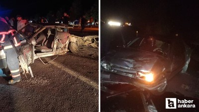 Çankırı'da trafik kazası: 1 ölü, 3 yaralı!