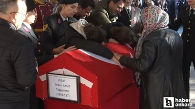 Tuğgeneral Selami Akşit için Ankara'da tören düzenlendi!